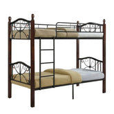 Twin Bunk Bed Study Metal Bed Frame
