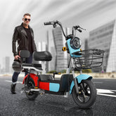 Electric moped 2 seater scooter 48v battery