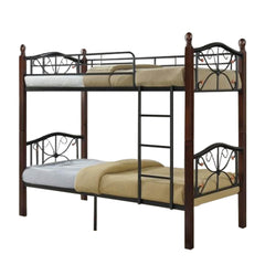 Twin Bunk Bed Study Metal Bed Frame