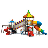 Megastar Carnival Gigantic Kids Playcentre Amusement Swing Slide Set - L1225 x w588 x h600 cms