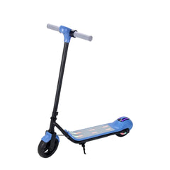 kids electric foldable scooter with led lights - Blue
