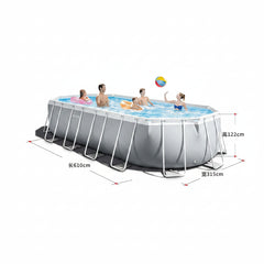 Dimensions of Intex Prism Frame Above-Ground Oval Pools
