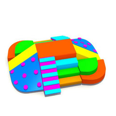 مجموعة الأنشطة المتعددة للأطفال من ميجا ستار سوفت بلاي زون، تسلق وزحف