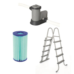 Bestway Power Steel Swim Vista Series Pool Set 4.88m x 1.22m (16′ x 48″)