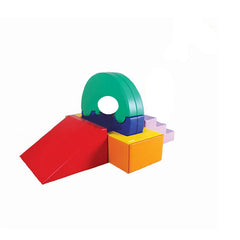 Megastar 3 Step Climb, Crawl, and Sliding Soft Play Activity Set