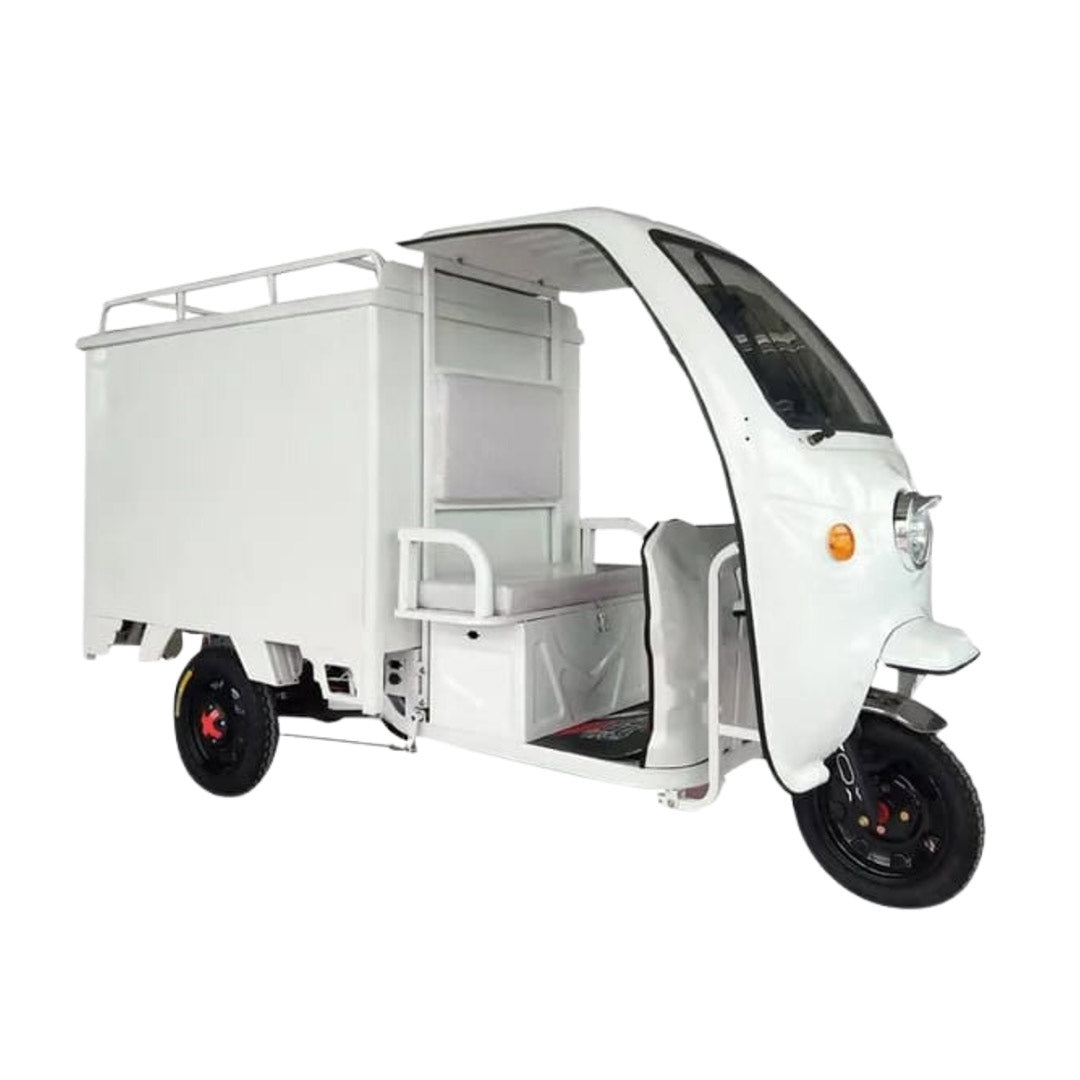Megawheels Electric Closed Cabin Cargo Scooter Delivery Motorised Tricycle 60 v