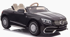 Raf Licensed Mercedes 12 v Maybach Master class Benz S-Class 650 Electric car for kids with RC - Metal Black