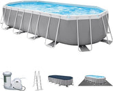 Intex Prism Frame Oval Pools Set 610 X 305 X 122 CM