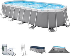 Intex Prism Frame Oval Pools Set 610 X 305 X 122 CM