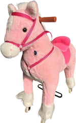 Megastar Ride on Gallop 'n' Play: Action-Packed Mechanical My Horse Rider Toy for Kids-pink