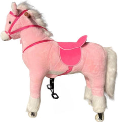 Megastar Ride on Gallop 'n' Play: Action-Packed Mechanical My Horse Rider Toy for Kids-pink