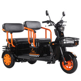 Kugoo T2 3-Wheel Electric Bike with Dual Seat and Front Basket