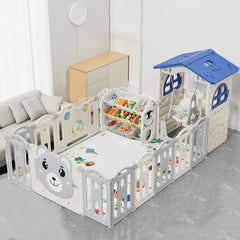 Baby Playpen for Toddler With Extra Large Gate