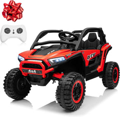 Megastar 24V 2 Seater Ride on Toys, 4X4 Ride on Car Truck With Remote Control