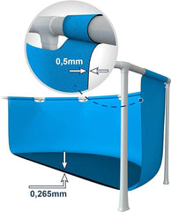 PINK METAL FRAMETH POOL 2.44mtX76cm