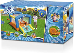 H2OGO!® LEAP & PLAY MEGA INFLATABLE BOUNCER - 9'6" x 7' x 5'8"/2.89m x 2.13m x 1.73m