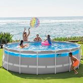 Intex Prism Frameth Clearview Premium Round Pool Set 4.27x1.07mt