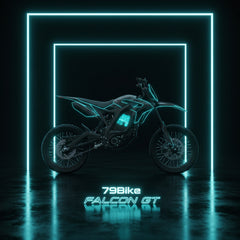 Black off-road 79BIKE-Falcon GT Electric Dirt Bike