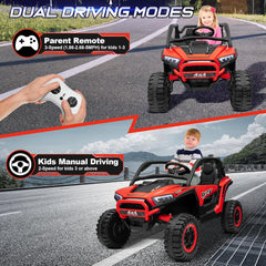 Megastar 24V 2 Seater Ride on Toys, 4X4 Ride on Car Truck With Remote Control