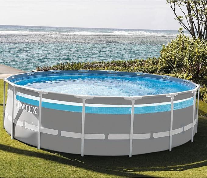 Intex Prism Frameth Clearview Premium Round Pool Set 4.27x1.07mt