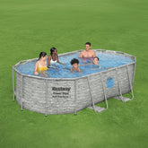 Bestway Power Steel Vista Pool Set 427x250x100cm - Brown