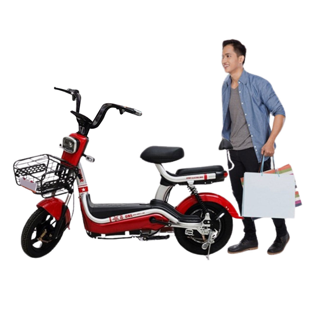 Megawheels Electric Moped Scooter Pedal Smart Bike 48V Top Speed of 30-35 KM/H