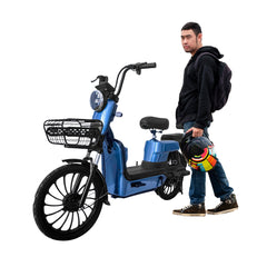 Megawheels Strider Electric Pedal Bike Powerful Electric Scooter With 48W Battery, 20” Tire Ebike With Seat for Adults With Warranty