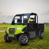 عربة جولف كهربائية فاخرة من Megawheels، عربة جولف بمقعدين مع صندوق شحن لمشاهدة معالم المدينة