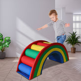 Megastar Kids Play Soft Set Climb and Crawl Slide Training Aids Pvc Play Rainbow Bridge