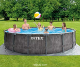 INTEX Greywood Prism Frame Premium Pool Set 5.49x1.22M