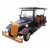 Classic Cruise Vintage 8-Seater Electric Golf Cart with Leather Seats