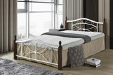 Wooden Steel Queen Size Bed