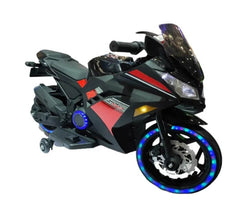 Raf Ride on Rocket serius 12 v Electric Motorbike for Kids -Black