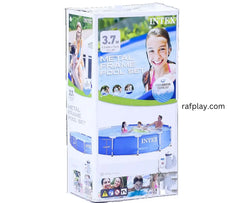 Intex Metal Frame Round Pool With Filter 3.66mt X.76M