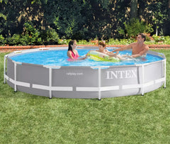 Intex Prism Frame Round Pool 12' X 30" (3.66M X76cm)