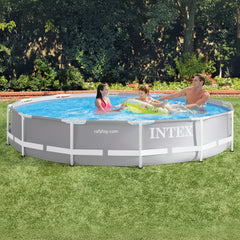 Intex Prism Frame Round Pool 12' X 30" (3.66M X76cm)