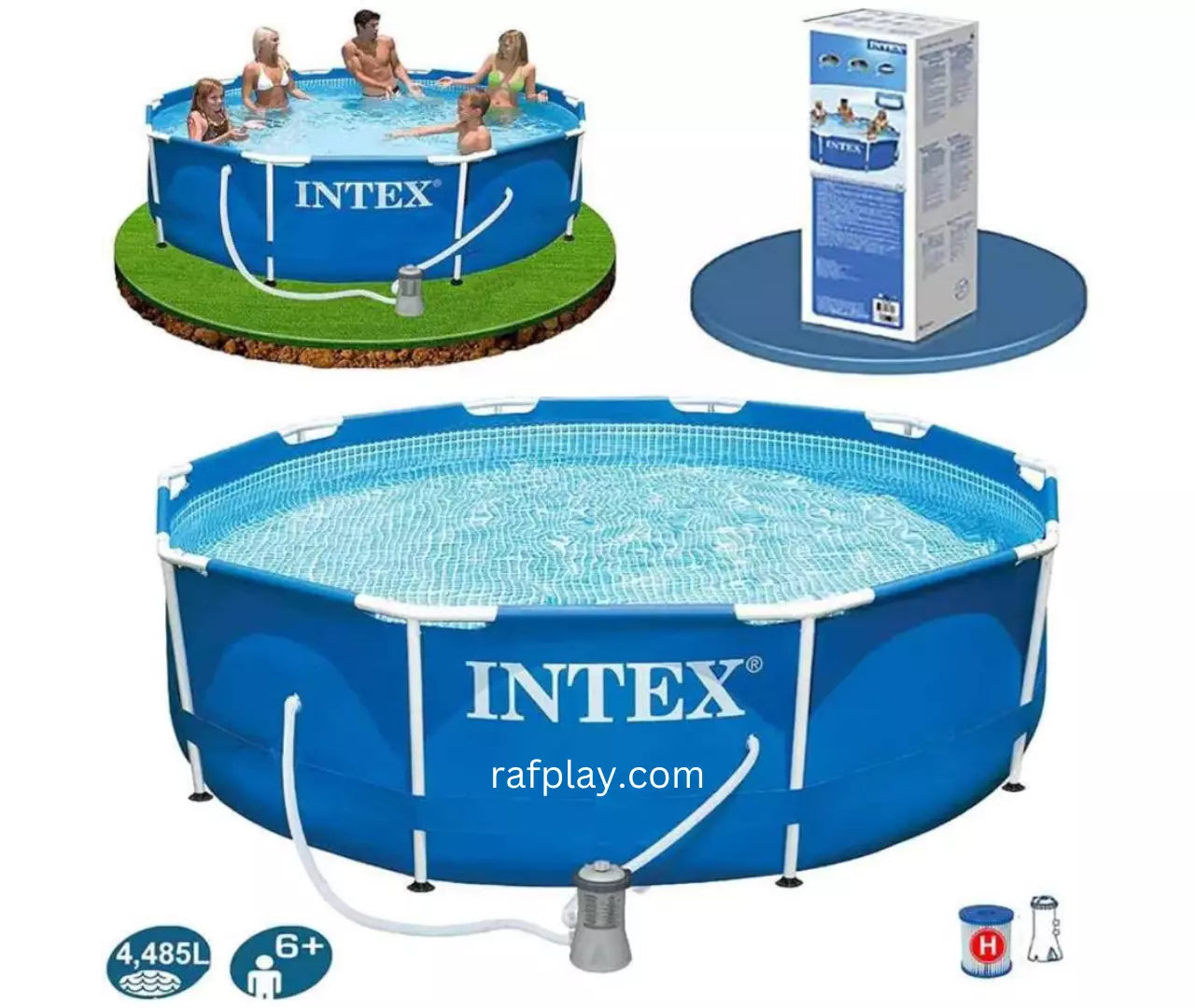 INTEX Round Metal Frame Pool