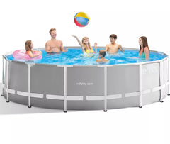 Intex Prism Frame Above Ground Pool Round 4.57 X 122 CM