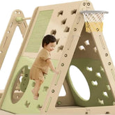 Megastar Swing N Climb Multiple activity playset Climber with hiding tunnel-Green