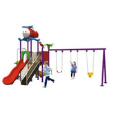 Tom ThrillScape Playground with Bumpy Slides, Swings