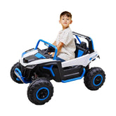 Raf Ride On Super Hawk suv 12 v Battery Powered Kids 4X4 Jeep-blue
