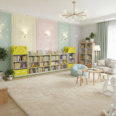 Fluffly Ears My Own Books & Toys Wooden Organiser For Tidy Kids