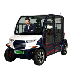 Megawheels Luxury Electric A.C. Golf Cart Golf Buggy 4 Seater for Sightseeing