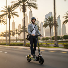 A Person using Ducati electric scooter