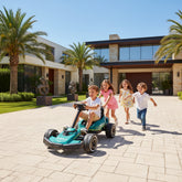Kids enjoy Ride-on Car Pedals Go Kart