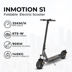 INMOTION S1 Foldable Electric Scooter For Tall Adults 64v Long Mileage