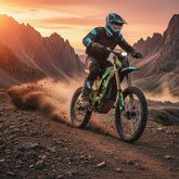 Men Ride on Electric dirt bike