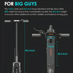 INMOTION S1 Foldable Electric Scooter For Tall Adults 64v Long Mileage