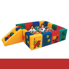 Megastar Indoor Soft Playground Cube Ocean Balls Pool For Kids. size 6m2