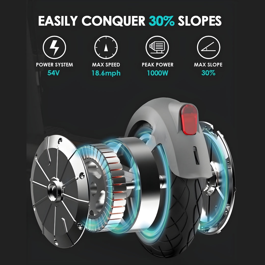 INMOTION S1 Foldable Electric Scooters for Adults Tall 64v Long Mileage